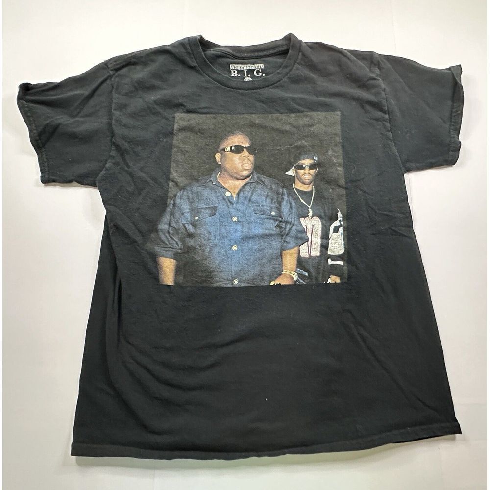 THE NOTORIOUS B.I.G. HIP HOP RAP MUSIC 90'S LARGE TEE‎ TSHIRT MENS